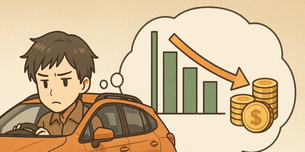 車はコストがかかる画像