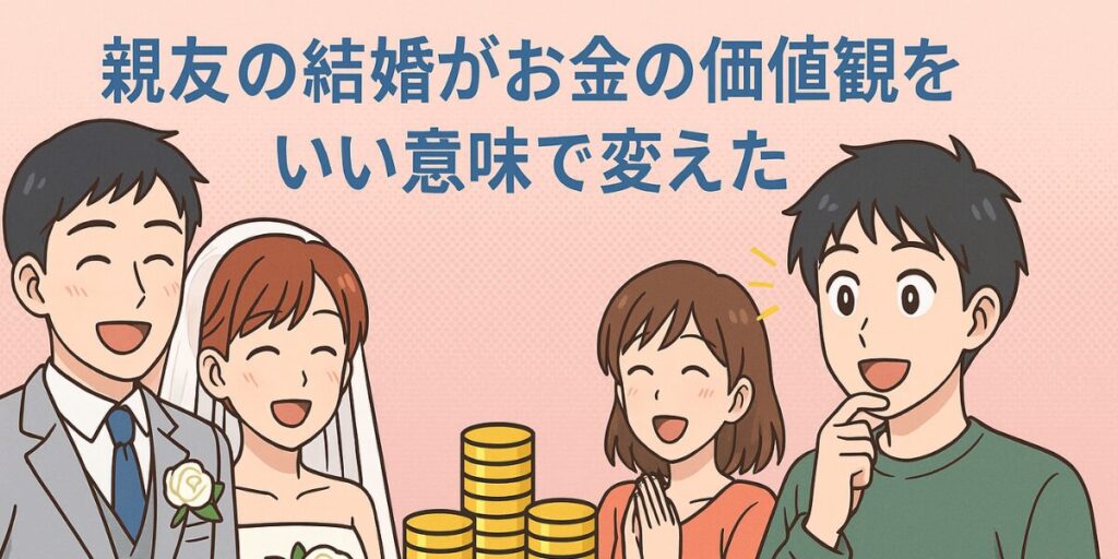 親友の結婚が価値観を変えた