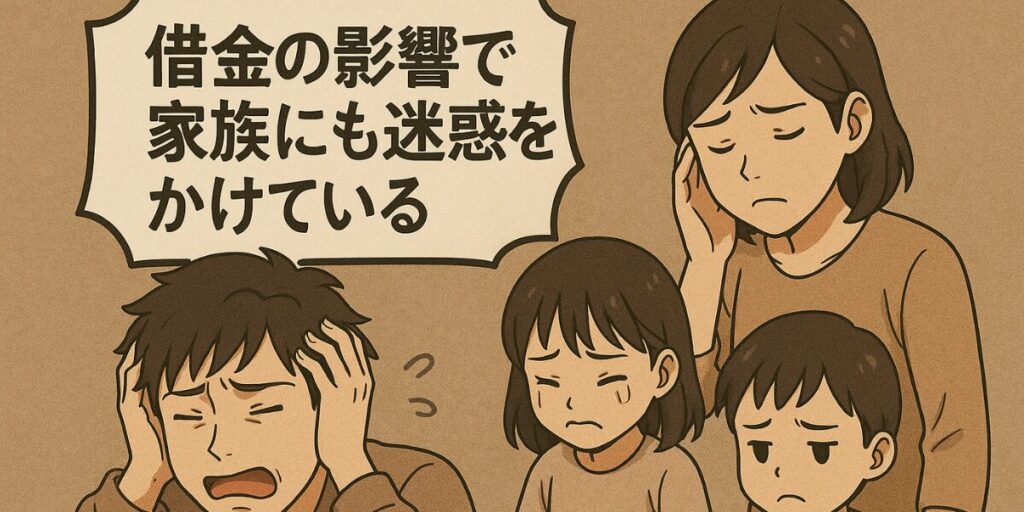 借金は自分の未来だけではなく、家族の未来も奪う