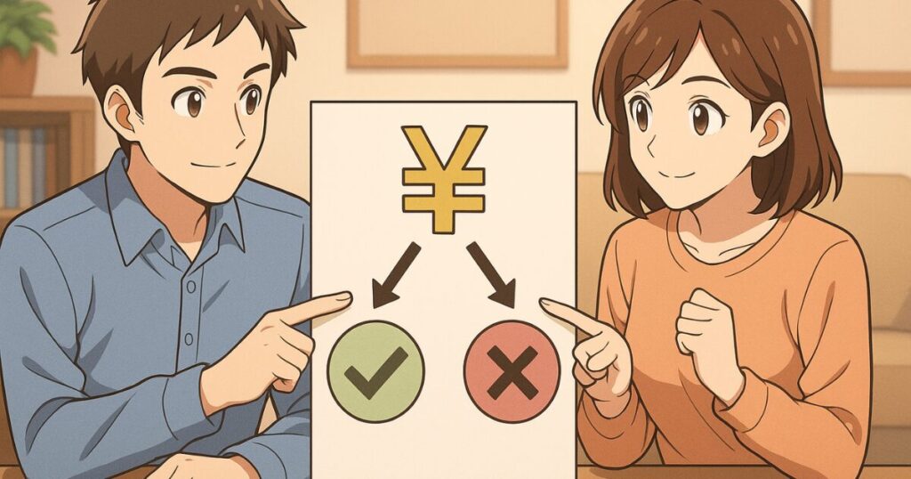お金の使い方の判断基準