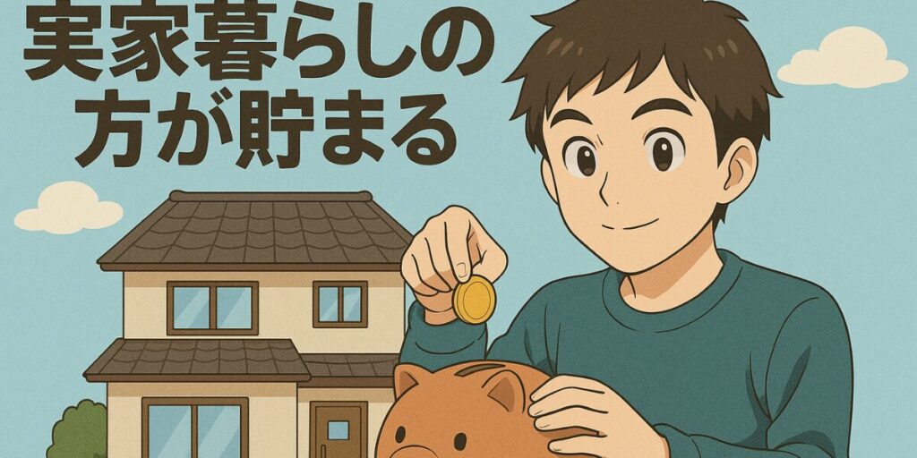実家くらしの方がお金は貯まる