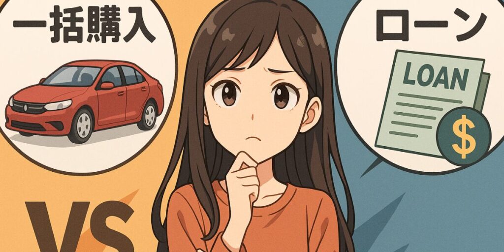 一括購入とローンの比較