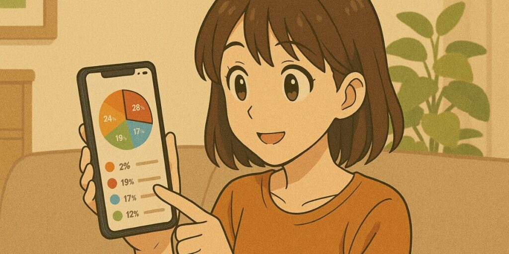 家計簿アプリで見える化